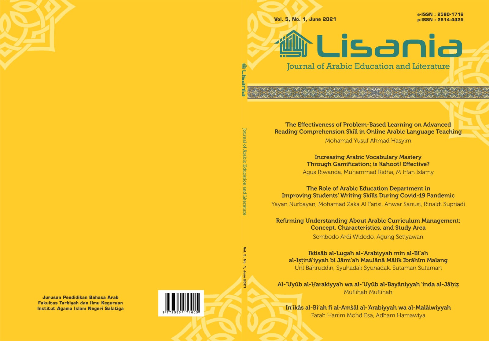 Cover Page